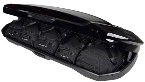 KJUST Taschen Set 5stk kompatibel mit Dachbox THULE MOTION 3 XXL LOW