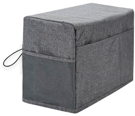 Nähmaschinen-Abdeckung, Nähmaschinenschutz mit Schlaufe und Taschen, Staubschutz, kompatibel mit den meisten Standardmaschinen