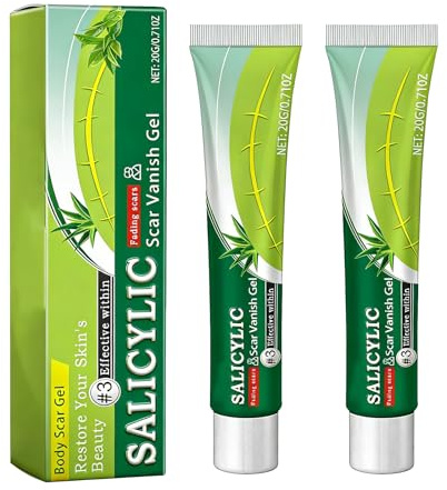Daozhogo Narbensalbe, 2x20g Narbencreme, Scar Gel, Narbengel Reduziert Sichtbarkeit von Narben – Creme für Alle Narbenarten – Narbenpflege