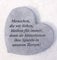 GEDENKSTEIN Herz Menschen die wir lieben … Steinguss 17 x 15 cm zum Legen oder Hängen Trauerstein Grabschmuck Grabdekoration Friedhof VON DEKOWELT