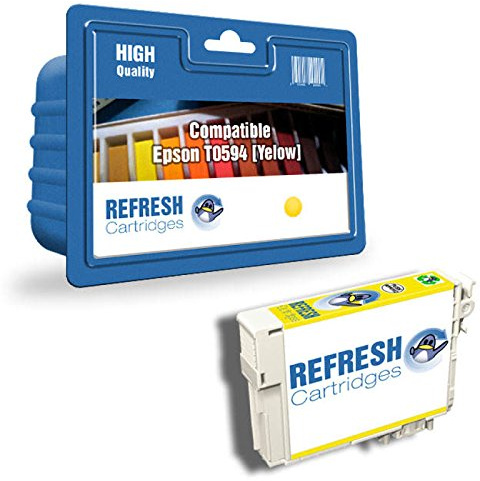 Refresh Cartridges Compatible Ink Cartridge Replacement for Epson T0594 (Yellow)