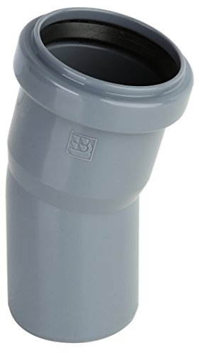 Bogen 15° DN 40 PVC (DN 40, Bogen 15°)