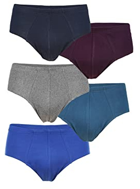 Jan Vanderstorm Herren 5er Pack Sportslip Erblin blau, 12