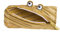 ZIPIT Monster Federmäppchen für Kinder | Großes Mäppchen für die Schule | Monster Etui für Jungen und Mädchen | Federmappe Gold
