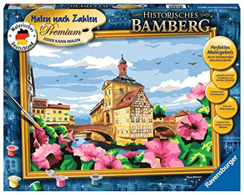 Ravensburger Peinture par numéros 28913 - Bamberg Historique - pour Adultes et Enfants à partir de 14 Ans