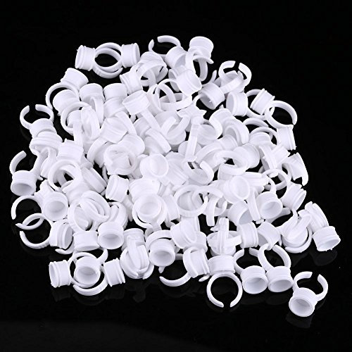 100 stücke Einweg Makeup Tattoo Ink Ringe Augenbraue Lip Tattoo Pigmente Halter Container Tasse