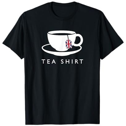 I Love English Tea UK Flag Fun Novelty Souvenir Memorabilia T-Shirt