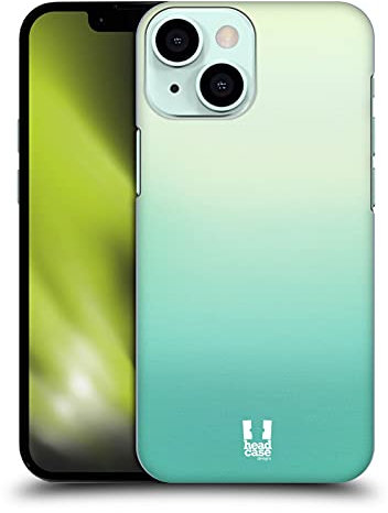 Head Case Designs Green Ombre Hard Back Case Compatible With Apple iPhone 13 Mini