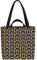 VOID Art Deco Muster Blau Retro Tasche 33x33x14cm,15l Einkaufs-Beutel Shopper Einkaufs-Tasche Bag