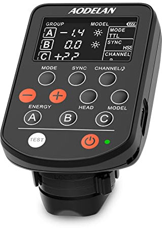 AODELAN TTL Wireless Blitzauslöser Blitz Senderpasst Fernauslöser 1 / 8000s HSS TTL Kompatibel für Canon DSLR Kamera