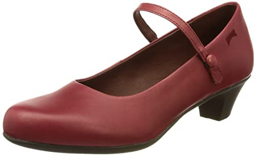 Camper Helena Bajo 20202, Mary Jane Flat, Mujer, Rojo 093, 39 EU