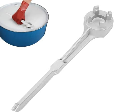 Clé en Aluminium pour Ouverture, Clé à Bouchon de Tambour, Ouvre-clé à Tambour, Clé à Bonde pour Tambour à Huile Convient pour Prise Standard de 10 15 20 30 55 Gallons