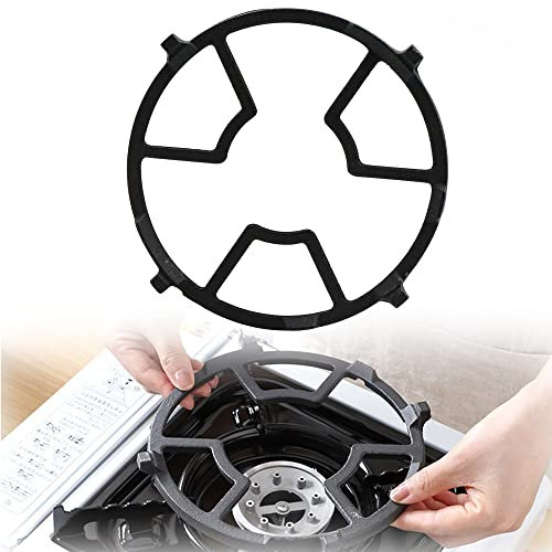 ZAHD 1 pieza soporte reductor para cocina de gas Reductor de anillo de gas antideslizante para hornillo de cocina Soporte universal para cocina de gas 4 garras 5 garras soporte olla de leche (negro)