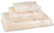 Zahari Home Rose Vine Set di asciugamani da bagno 3 pezzi asciugamano da bagno, asciugamano da mano e asciugamano da bagno arredamento moderno bel design unico elegante set di asciugamani beige
