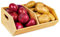 otovioia Bamboo Storage Bin for Kitchen Organizer, Pantry Organization and Storage Basket, Versatile Containers for Produce, Fruit, Bread, Vegetable, Potatoes, Onions, and Garlic