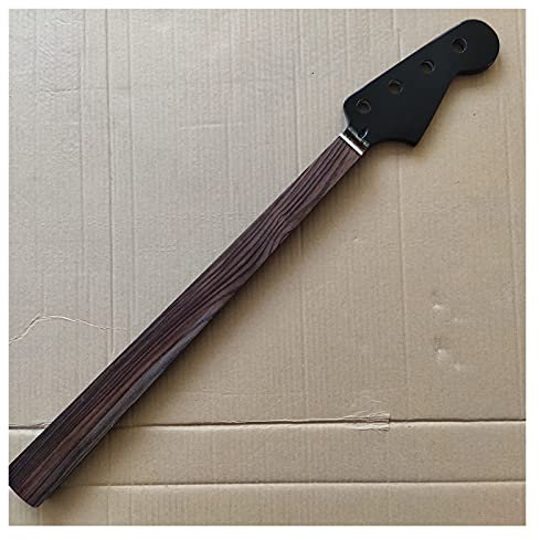 CAZARU Fretless Ahorn 20 Bünde Bassgitarre Halsteil 4 Saiten Palisander Griffbrett 34 Zoll Mutter 38 mm