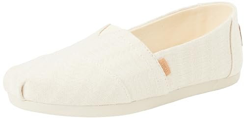 TOMS Damen Alpargata CloudBound Flacher Slipper, Natural Triangle Woven, 38 EU