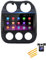 FONALO Android 12 Doppel Din Autoradio mit Navi for Jeep Compass Patriot, 2009-2015 9 Zoll Touchscreen Auto Radio Stereo mit WiFi FM Bluetooth MIC Lenkradsteuerung Rückfahrkamera (Color : S1 1G+16G)