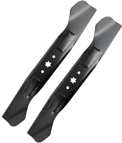 Lame de tondeuse 942-04244 pour Deck Cub Cad et XT1 XT2 LT46 LTX1045 – Lame haute levage compatible avec tracteur de pelouse Troy-Bilt MTD Craftsman, remplace 742-04244 942-04244A 742-04290, 2 Lot de