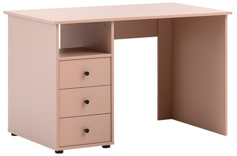 Lomadox Schreibtisch PC-Tisch Computertisch Arbeitstisch Büro Arbeitszimmer in apricot