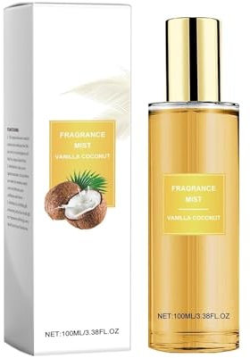 V Secret Vanille Coconut Passion Bodyspray, Secret Coconut Passion Fragrance Mist, Vanille Parfüm Bodyspray, Eau De Parfum für Damen, Secret Bodyspray Parfum Damen (Vanille-Kokosnuss)