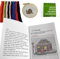 Cross Stitch Adventskalender 2024 24 -Tage -Adventskalender umfasst das Handbuch von 24 Mustern, Nadel, Stoff, Rahmen, Faden und mehr, diy -freundliche Weihnachtsgeschenke für das Nähen von Cross -St