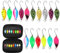 LUMOOM 16 pezzi Set di Esche per Trota, Cucchiai Rotanti e Ondulanti da 2,5 g/3,5 g/5 g, Esche Multicolori per Pesca, Accessori da Pesca con Scatola Portaesche per Luccio, Trota, Persico, Sandre