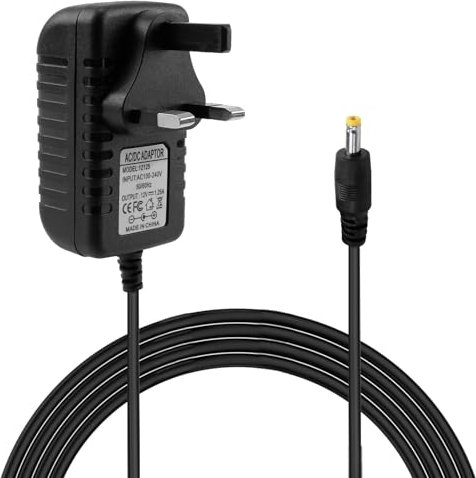15W Power Supply Charger for Echo Dot 3rd 4th 5th Gen, 1.4M 12V 1.25A Replacement AC Power Adapter Compatible with Echo Dot with Clock Dot Kids Edition Show 5 1st 2nd Gen Spot Pop Fire TV Cube Cord