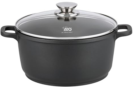 ELO Kochtopf ALUCAST D 24 cm grau Topf Universaltopf Suppentopf Bratentopf