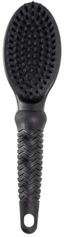 SOTNOS SINGLE SIDED BRISTLE BRUSH – Gentle Grooming Tool for Dogs & Cats – Detangles, Smooths & Reduces Shedding – Soft Bristles for Sensitive Skin – Black – Available in Small & Large Sizes_Small