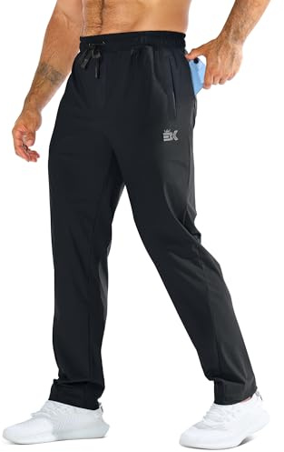 ZENWILL LightArmor Pantalon Chandal Hombre Pantalon Deporte | Pantalones Deportivos Ligeros Hombre Running, Jogger Gimnasio Cremallera Bolsillo, Elasticos Pantalón Chandal Largo Fitness