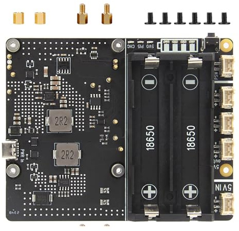 Ruarby X1201 Uninterrupted Power Management Expansion Board With Seamlessly Switching USB C/XH2.54-2P Connection For Mainboard Enhances Power Management