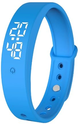 Vibrationsalarm – Leiser Wecker, 3 Alarme Verbrauchserinnerung, leichtes Armband mit hautfreundlichem Silikon, ideal für schwere Dorsoren, Reisen, Büro, Disquet-Medikamente
