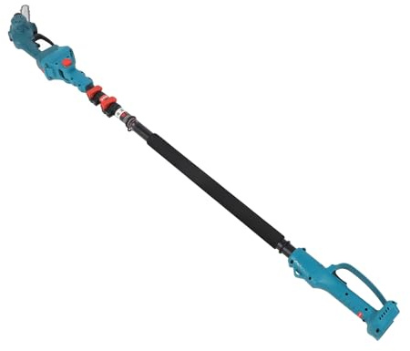 Cocoarm Electric Pruning Saw, 7.21 Feet Extendable Pole, Mini Chainsaw for High Branches, Ideal for Gardeners and Homeowners