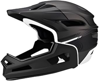 Full Face Mountainbike Helm | Mountainbike Helm Erwachsene Herren Damen,Verstellbarer Fahrrad Schutzhelm Mit Belüftung,Für Erwachsene Fahrer Anfänger Fortgeschrittene
