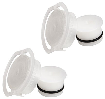 Stricker,Blue Magic 2 Xwasserbettenverschlusskappe, 2 Bed Plugs Pom
