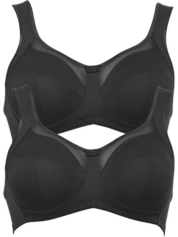 Anita 2er Sparpack Komfort BH Clara 5459 Gr. 115D in 1xschwarz 1xschwarz