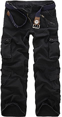 AYG Herren Cargo Hose Camouflage Freizeit Militär Hose Hiking Sport