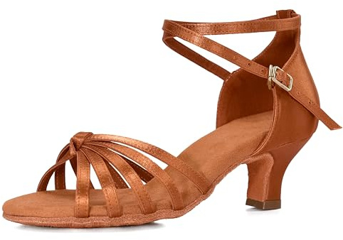 VASHCAME - Donna Scarpe da Ballo Latino/Sala da Ballo/Standard Tacco 5cm/7cm