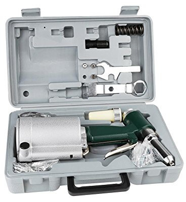 Pistola Remachadora Neumatica, Remachadora de Aire Comprimido Neumatica Profesional, Remache del Estallido Hidráulico del Aire Industrial Fijó 2.4-4.8mm