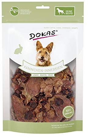 Dokas Kaninchen-Innereien | 7X 100g Hundesnack