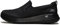 Skechers Men's Go Max Clinched-Athletic Mesh Double Gore Slip on Walking Shoe Sneaker, Black Textile/Black Trim, 7.5 UK
