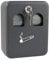 Wall Mounted Lockable Cigarette Ashtray Ash Bin Ashbin for Pub Office Restaurant Outdoor Garden Smoking Butt Tray Can Outside with 2 Keys - Galvanised Removable Inner Lining