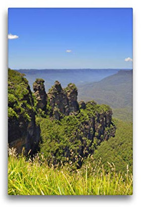 Premium Textil-Leinwand 30 x 45 cm Hoch-Format Three Sisters, Leinwanddruck von Nadine Büscher