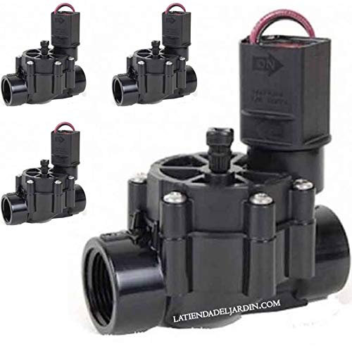 Suinga Pack 4 ELECTROVALVULAS 1 9V RIEGO 100DV 32MM RAIN BIRD PARA PROGRAMADORES DE RIEGO A PILAS BATERIAS