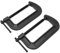 WEN CLC630 Heavy-Duty Cast Iron C-Clamps with 6-Inch Jaw Opening and 2.75-Inch Throat, 2 Pack