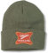 AMERICAN NEEDLE Beer Brand Unisex Beanie mit Manschetten, warme Kopfbedeckung, Strick-Kollektion, olivgrün, Einheitsgröße