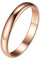 Silvora 3mm breit Damen Herren Verlobungsring 925 Silber Konvexer Ring Stapelbarer Schmaler Fingerring Simpel Freundschaftsring Partnerring Paar Ringe in Rosegold Ringgröße 59.5(19) für Damen Herren