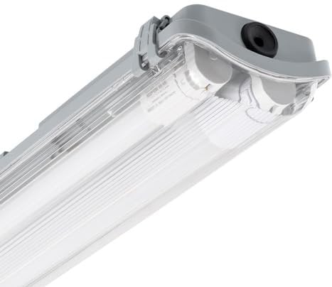 LEDKIA LIGHTING Feuchtraumleuchte mit 2 LED Röhren 150cm IP65 No Flicker 3000K Warmweiß