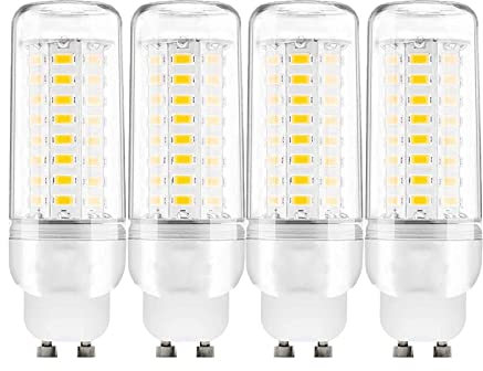 GU10 Ampoule LED Maïs 12W Blanc Chaud 3000K Remplacement Ampoules À Incandescence Équivalentes 100W, Ampoules Céramiques Pour Maïs Douille Angle De Faisceau 360° Sans Flicker, Paquet De 4,AC 220V~240V